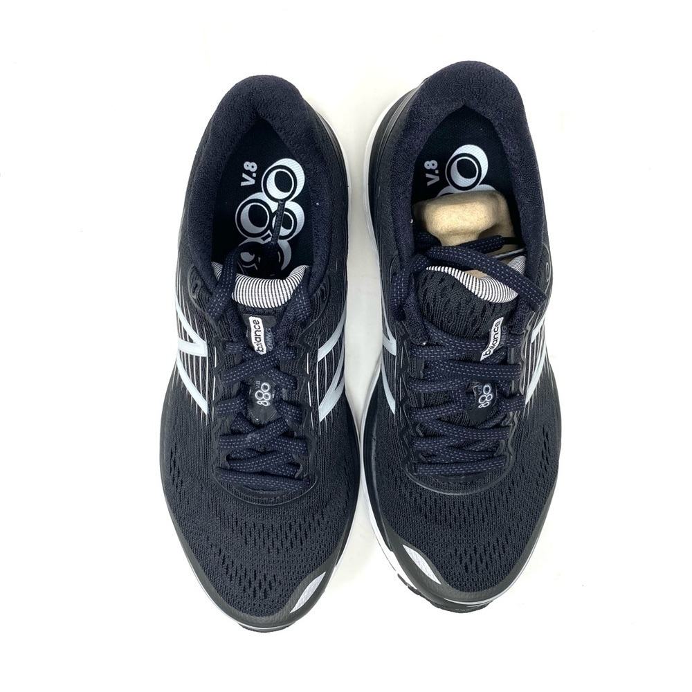New Balance Womens W880BK8 Black/Silver/White - Picture 4 of 7